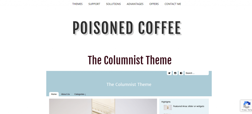 thecolumnistBestfreeWordPressThemeforblog