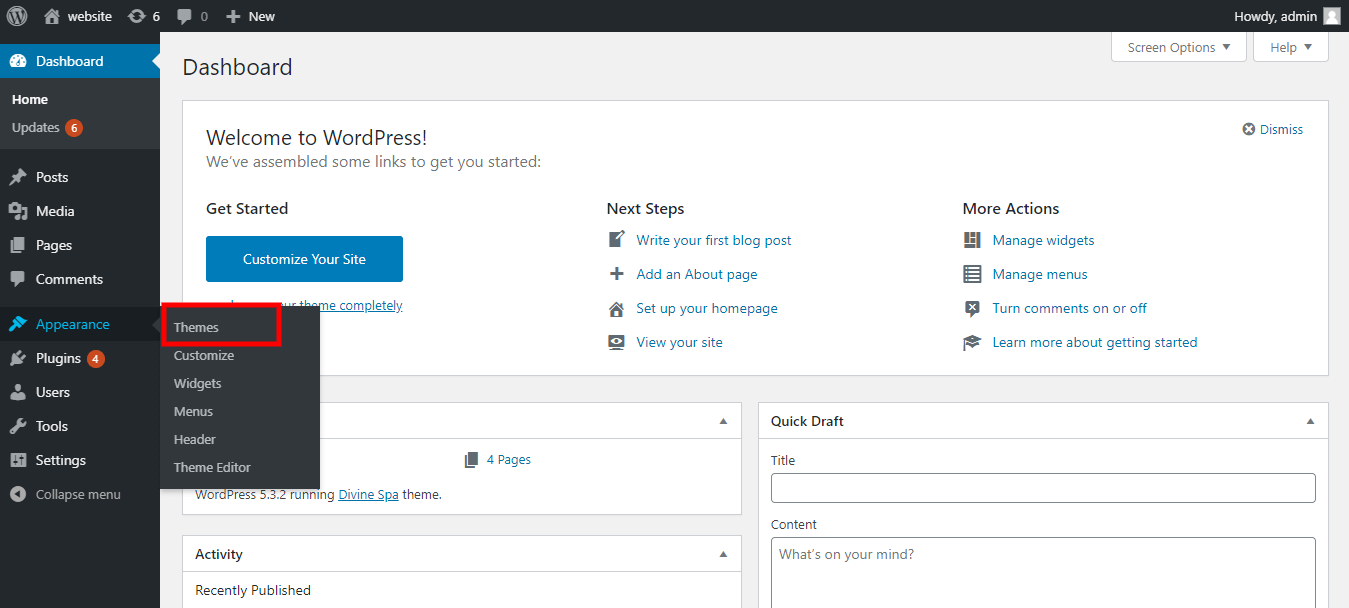 6 easy steps for WordPress theme installation Wishful Blog