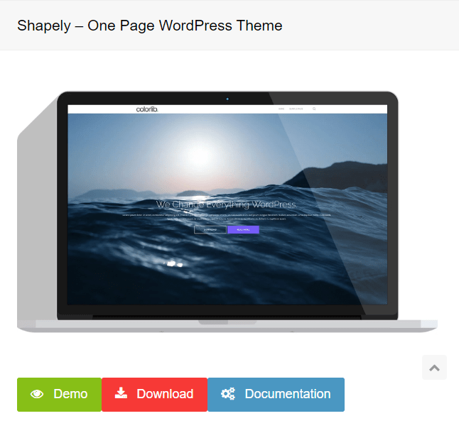 shapely best free themes in WordPress