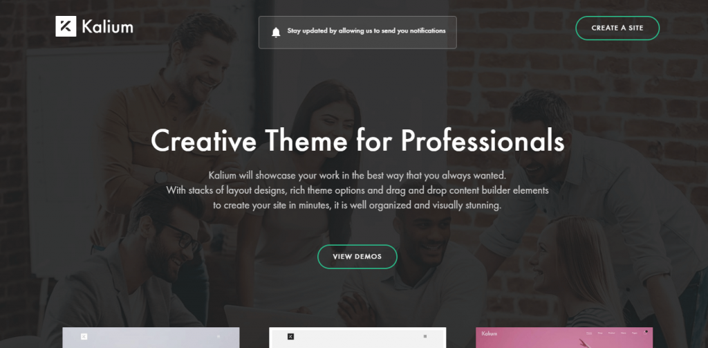 kalium multipurpose WordPress themes