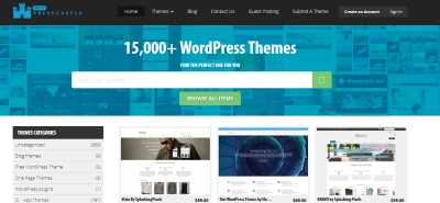 presscastle marketplaces to sell WordPress themes and plugins