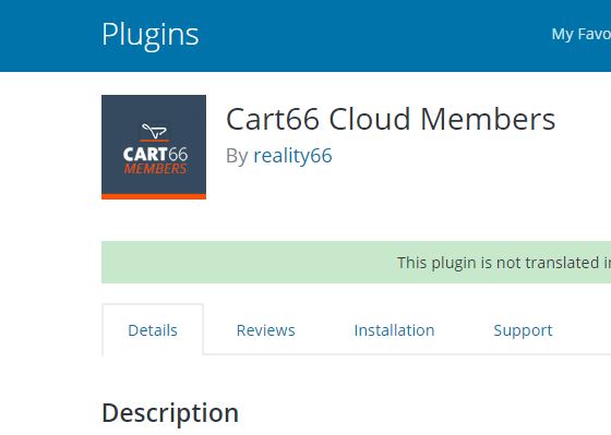 Cart66 cloud subscription plugins for WordPress
