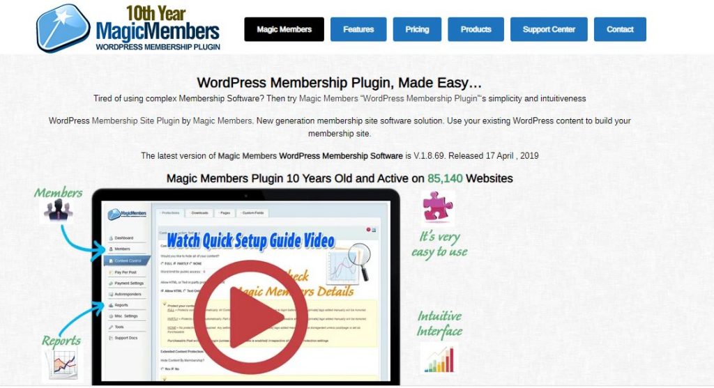 Magic member subscription plugins for WordPress