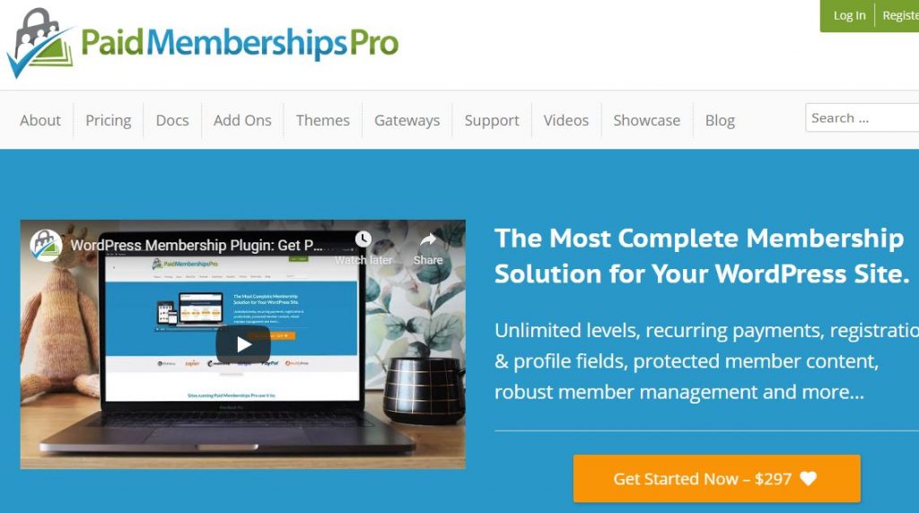 Paidmembership pro subscription plugins for WordPress