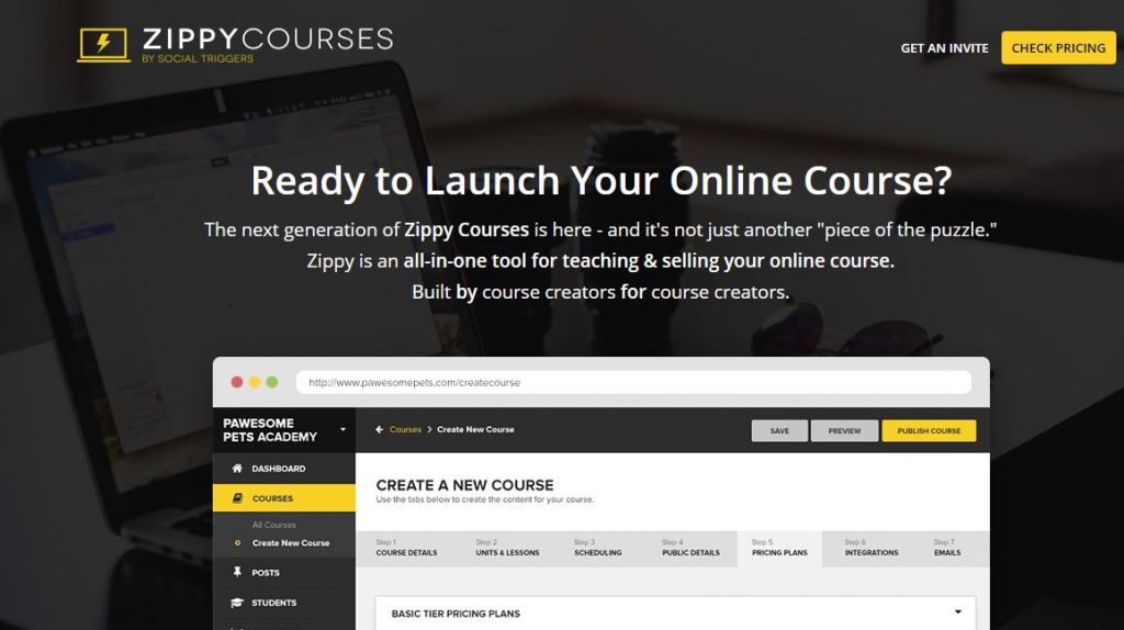 Zipy courses subscription plugins for WordPress